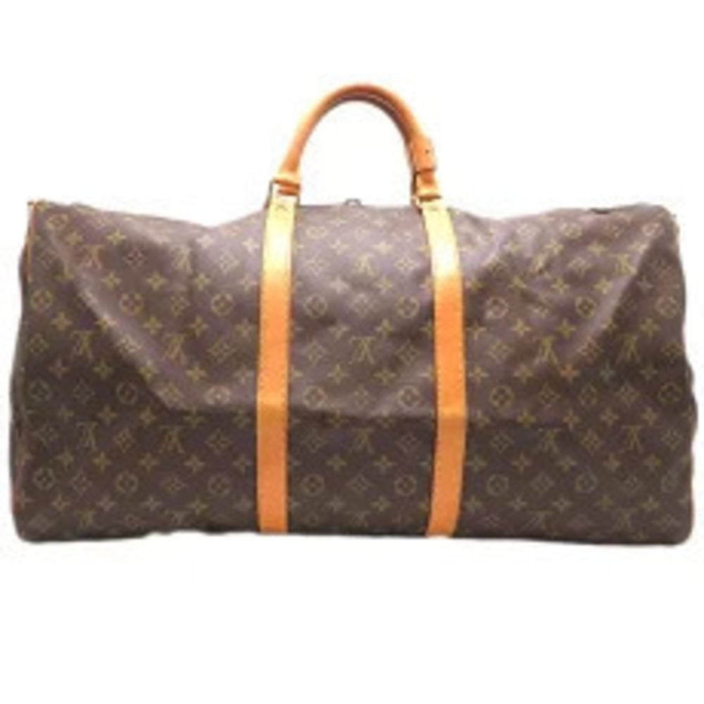 Louis Vuitton Keepall Boston Brown Monogram Bag Brown